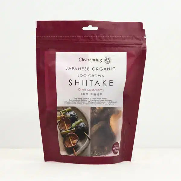 Økologiske Shiitake Svampe - 40G - Clearspring