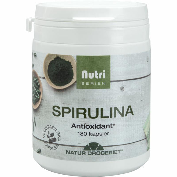 Spirulina - 180 Kapsler - Natur-Drogeriet