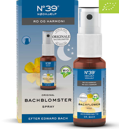 Økologisk Bachflower No. 39® Sov Godt Spray - 20ML - Bachflower