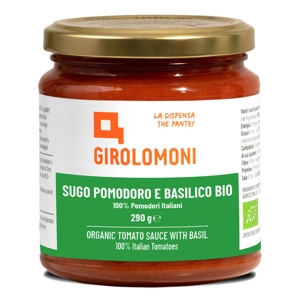 Økologisk Pomodoro Tomat & Basilikum Sauce - 290G - Girolomoni