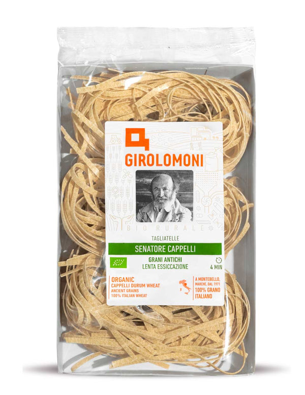 Økologisk Tagliatelle Cappelli Durum Hvede Pasta - 250G - Girolomoni