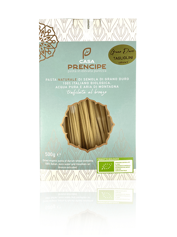Økologisk Tagliolini Senatore Cappeli Durum Hvede Pasta - 500G - Casa Prencipe